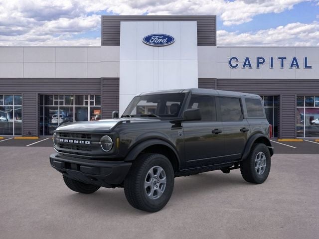 2026 Ford Bronco Big Bend in Shadow Black — front three-quarter view