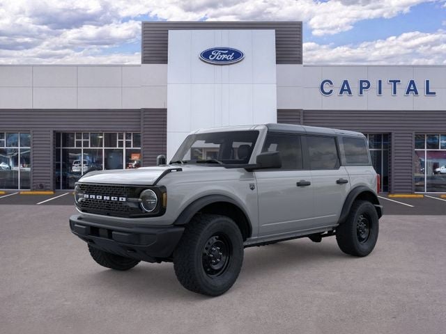 2026 Ford Bronco Big Bend in Avalanche Gray — front three-quarter view