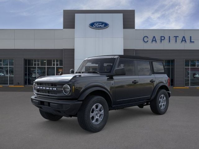 2026 Ford Bronco Big Bend in Shadow Black — front three-quarter view
