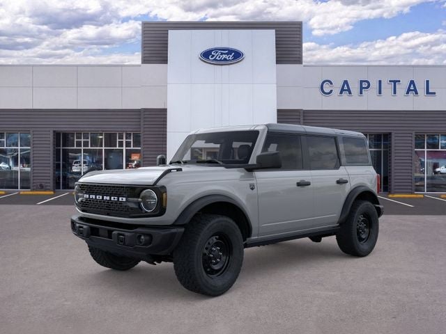 2026 Ford Bronco Big Bend in Avalanche Gray — front three-quarter view