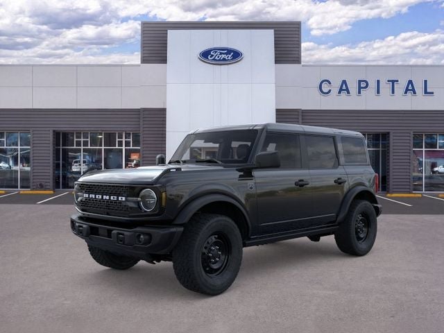 2026 Ford Bronco Big Bend in Shadow Black — front three-quarter view