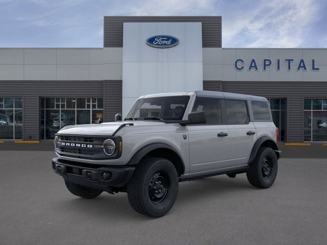 2026 Ford Bronco Big Bend in Avalanche Gray — front three-quarter view