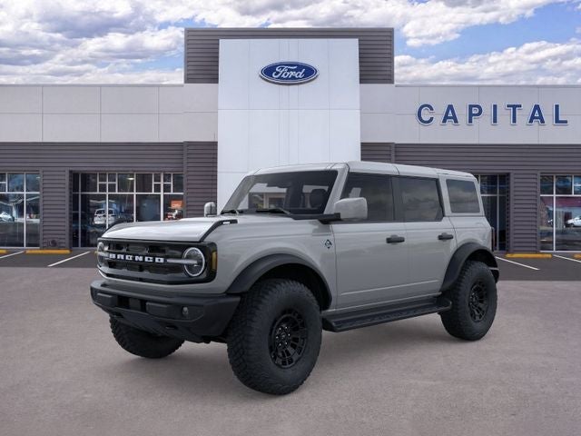 2026 Ford Bronco Outer Banks in Avalanche — front three-quarter view
