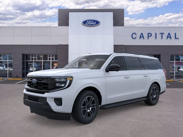 2026 Ford Expedition Max Active in Space Silver Metallic — front three-quarter view
