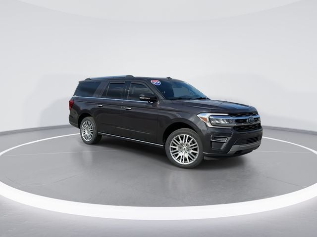 2024 Ford Expedition Max Limited in Gray Metallic — front three-quarter view