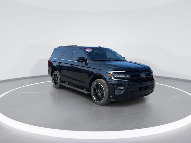 2024 Ford Expedition Limited in Black Metallic — front three-quarter view
