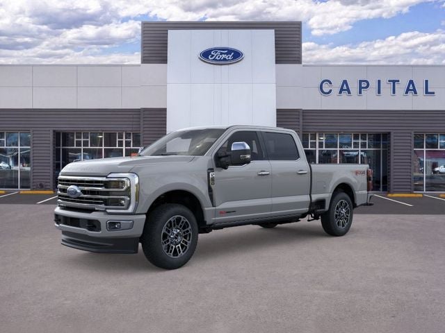 2026 Ford F-250SD Platinum in Avalanche — front three-quarter view