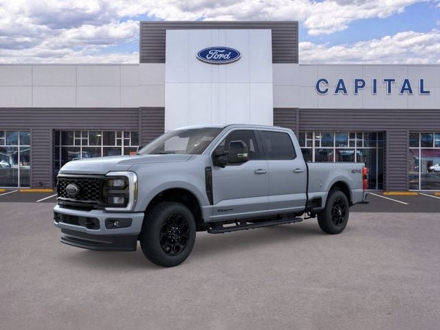 2026 Ford F-250SD Lariat in Gray Metallic — front three-quarter view