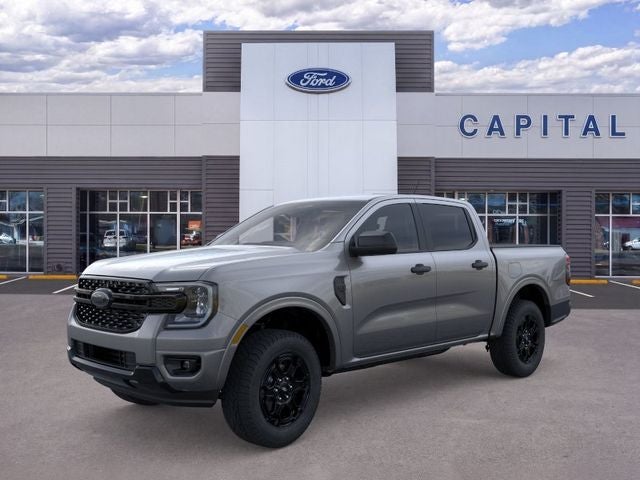 2026 Ford Ranger XLT in Carbonized Gray Metallic — front three-quarter view