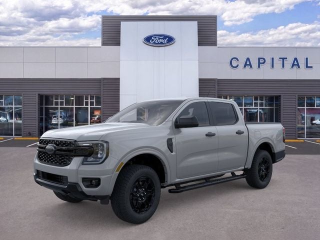 2026 Ford Ranger XLT in Avalanche — front three-quarter view