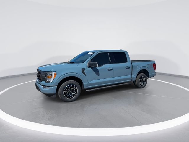 2023 Ford F-150 XLT in Blue — front three-quarter view