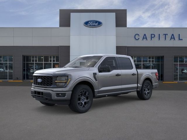 2026 Ford F-150 STX in Gray Metallic — front three-quarter view