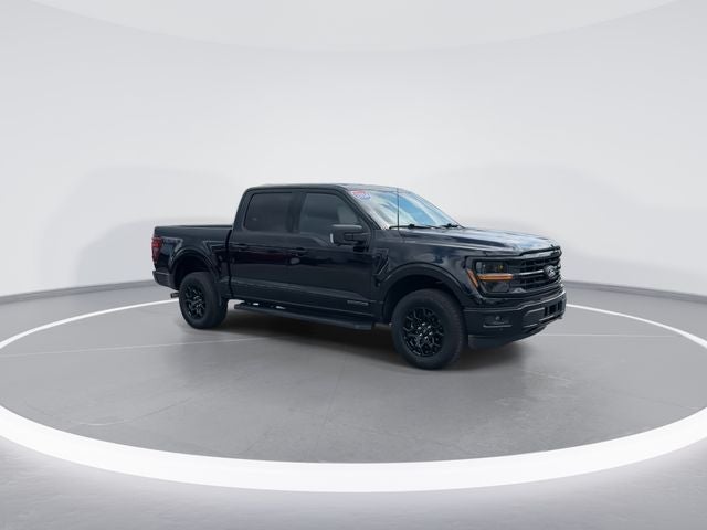 2024 Ford F-150 XLT in Black — front three-quarter view