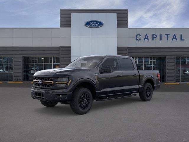 2026 Ford F-150 Tremor in Agate Black Metallic — front three-quarter view