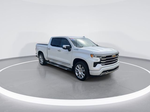 2024 Chevrolet Silverado 1500 High Country in Iridescent Pearl Tricoat — front three-quarter view