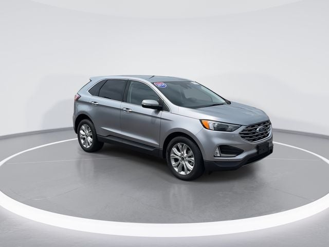 2024 Ford Edge Titanium in Silver Metallic — front three-quarter view