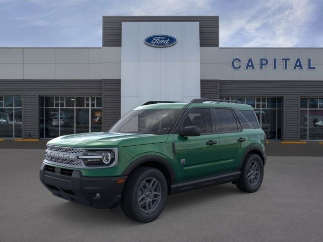2025 Ford Bronco Sport Big Bend in Green Metallic — front three-quarter view