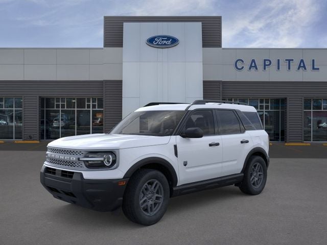 2026 Ford Bronco Sport Big Bend in Space White Metallic — front three-quarter view