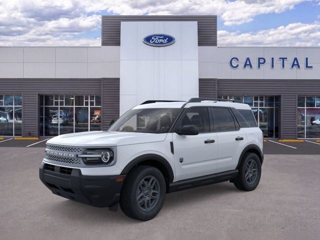 2026 Ford Bronco Sport Big Bend in Oxford White — front three-quarter view
