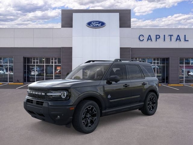 2026 Ford Bronco Sport Outer Banks in Shadow Black — front three-quarter view