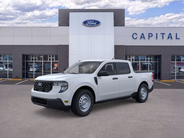 2026 Ford Maverick XL in Oxford White — front three-quarter view