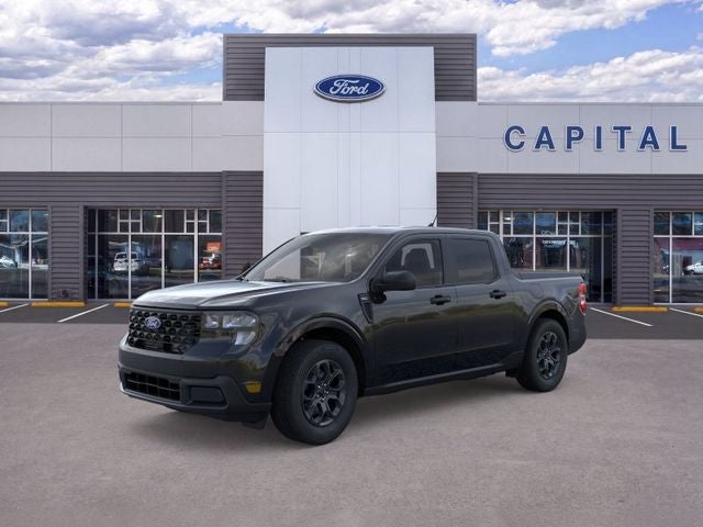 2026 Ford Maverick XLT in Shadow Black — front three-quarter view