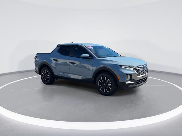 2022 Hyundai Santa Cruz SE in Blue / Stone — front three-quarter view