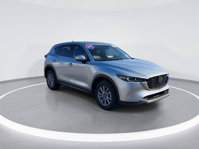 2023 Mazda Mazda CX-5 2.5 S Preferred Package in Sonic Silver Metallic — front three-quarter view