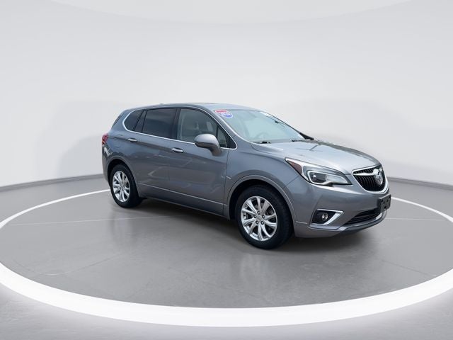 2020 Buick Envision Preferred in Satin Steel Gray Metallic — front three-quarter view